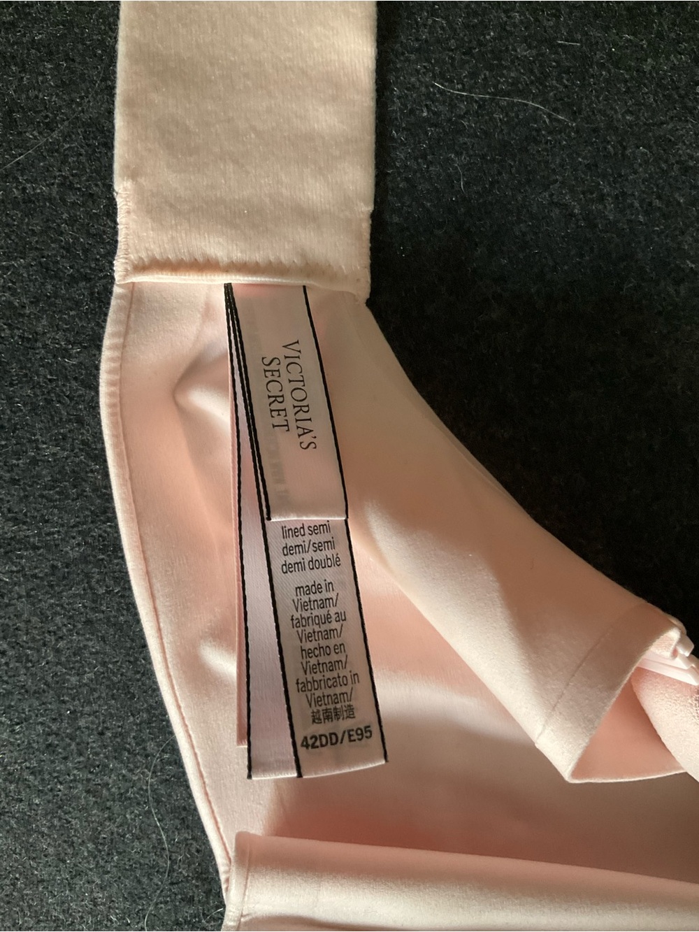 Victoria's Secret Pale Pink Smooth Semi-Lined Bra